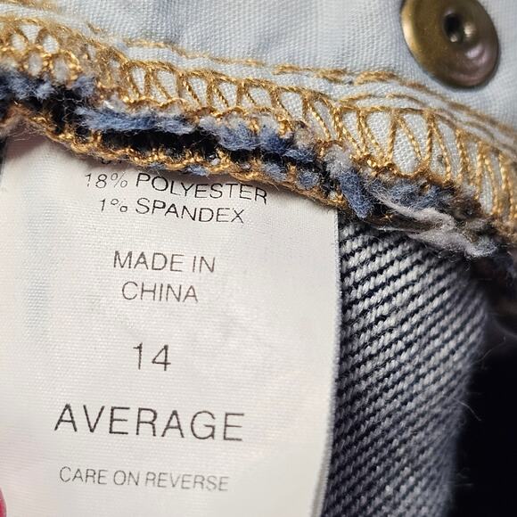 New York & Company Low Rise Bootcut Curvy Denim Blue Jeans Women's 14 Avg - Picture 7 of 8